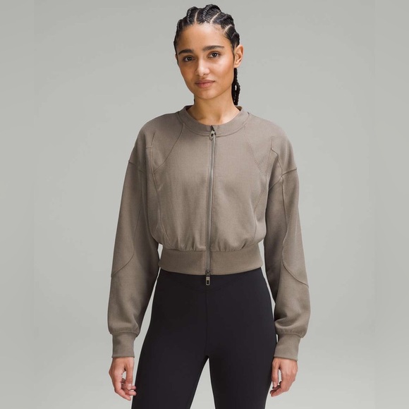 Lululemon Ribbed Softstreme Cropped JacketNomad